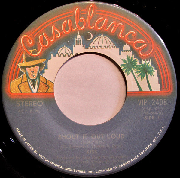Kiss - Shout It Out Loud (Vinyl, 7", 45 RPM, Single, Stereo)
