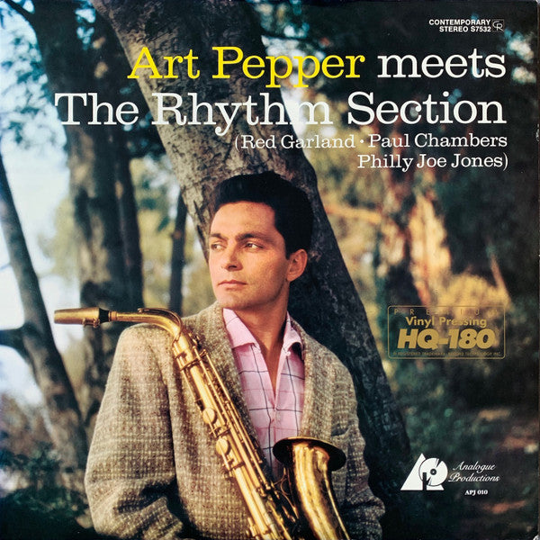 Art Pepper - Art Pepper Meets The Rhythm Section (Vinyl, LP, Album, Limited Edition, Reissue, Stereo) Near Mint (NM or M-) / Very Good Plus (VG+)