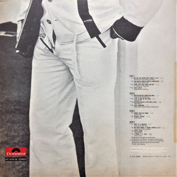 James Brown - Get On The Good Foot (2xVinyl, LP, Album, Stereo) Very Good (VG) / Good Plus (G+)