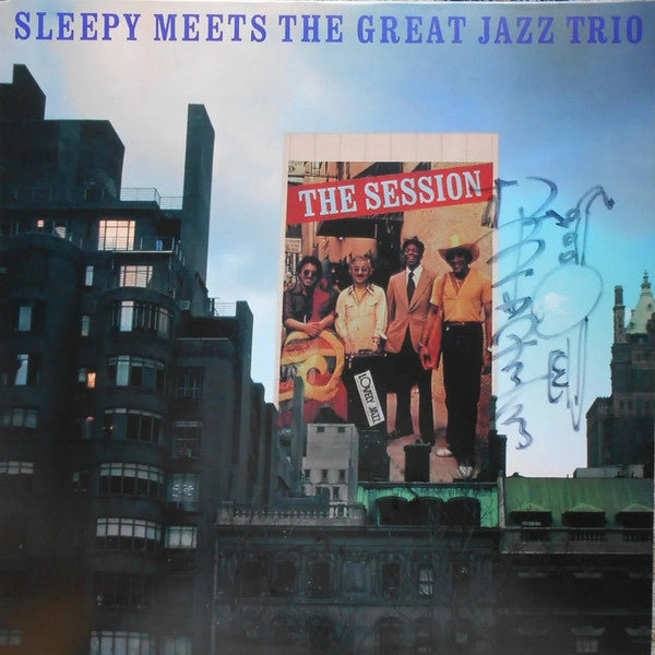 Hidehiko Matsumoto - The Session / Sleepy Meets The Great Jazz Trio (Vinyl, LP, Album) Very Good Plus (VG+) / Very Good Plus (VG+)