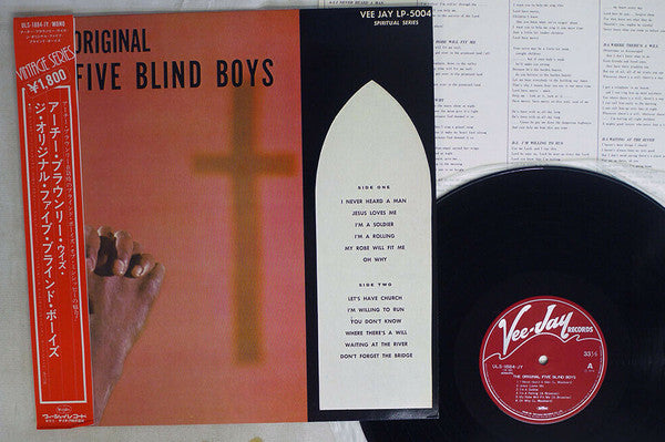 Five Blind Boys Of Mississippi - The Original Five Blind Boys (Vinyl, LP, Album, Mono) Very Good Plus (VG+) / Very Good Plus (VG+)