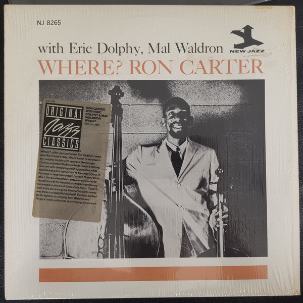 Ron Carter - Where? (Vinyl, LP, Album, Reissue, Remastered, Stereo) Very Good Plus (VG+) / Good Plus (G+)