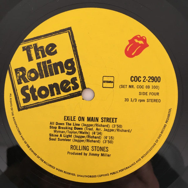 The Rolling Stones - Exile On Main St. (2xVinyl, LP, Album) Very Good Plus (VG+) / Good Plus (G+)