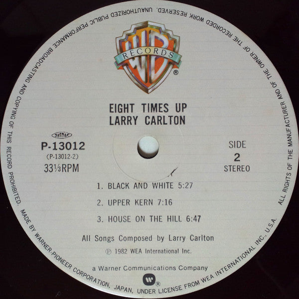 Larry Carlton - Eight Times Up = エイト・タイムス・アップ (Vinyl, LP, Album, St...