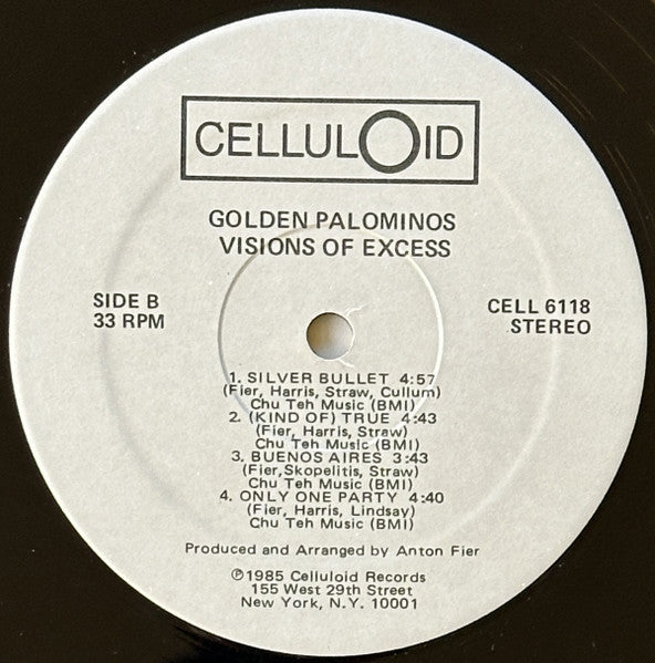 The Golden Palominos - Visions Of Excess (Vinyl, LP, Album, Stereo) Near Mint (NM or M-) / Very Good Plus (VG+)