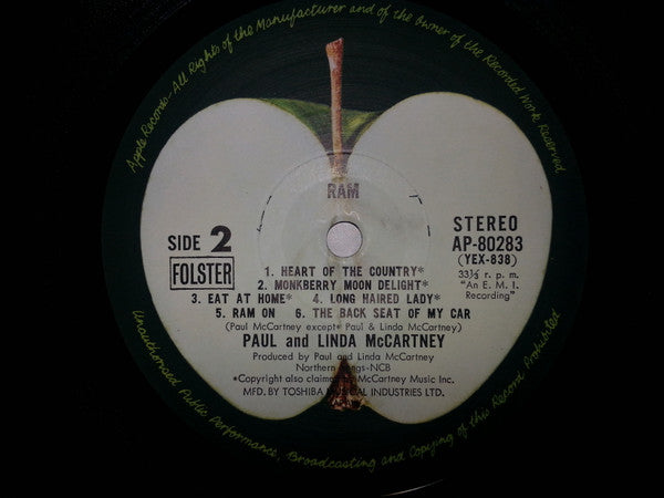 Paul & Linda McCartney - Ram (Vinyl, LP, Album, Reissue)
