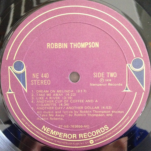 Robbin Thompson - Robbin Thompson (Vinyl, LP, Album)