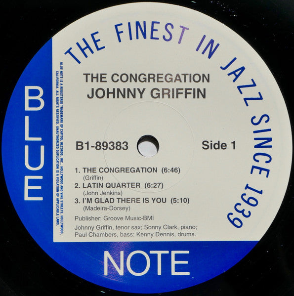 Johnny Griffin - The Congregation (Vinyl, LP, Album, Limited Edition, Reissue, Remastered) Near Mint (NM or M-) / Near Mint (NM or M-)