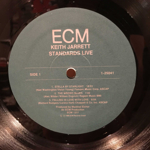 Keith Jarrett - Standards Live (Vinyl, LP, Album) Very Good Plus (VG+) / Near Mint (NM or M-)