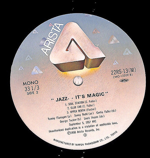 Curtis Fuller - Jazz...It's Magic! (Vinyl, LP, Album, Reissue, Mono) Very Good Plus (VG+) / Very Good (VG)