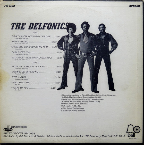 The Delfonics - The Delfonics (Vinyl, LP, Album) Good Plus (G+) / Poor (P)