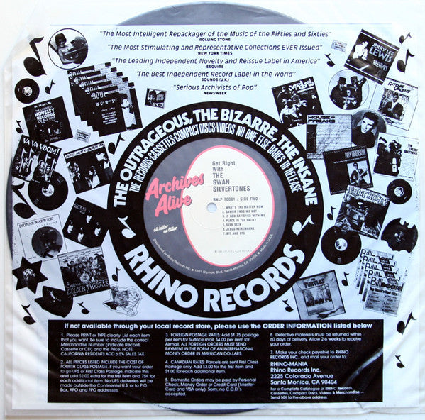 The Swan Silvertones - Get Right With The Swan Silvertones (Vinyl, LP, Compilation) Very Good Plus (VG+) / Very Good Plus (VG+)