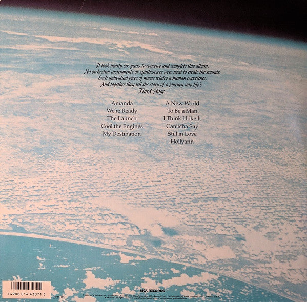 Boston - Third Stage (Vinyl, LP, Album, Stereo)