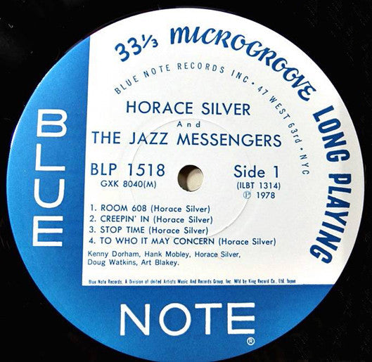 Horace Silver - Horace Silver And The Jazz Messengers (Vinyl, LP, C...