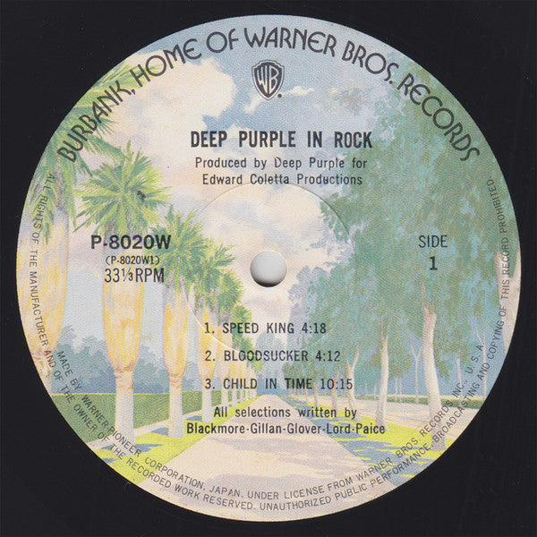 Deep Purple - In Rock (Vinyl, LP, Album, Reissue)