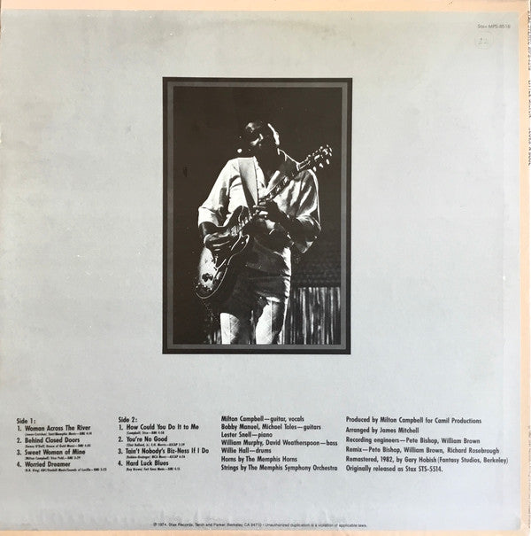 Little Milton - Blues'N Soul (Vinyl, LP, Album, Reissue, Remastered, Stereo) Very Good Plus (VG+) / Very Good Plus (VG+)