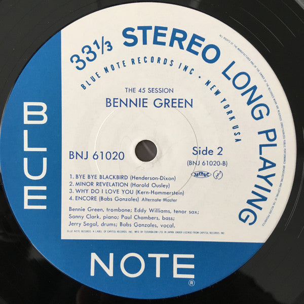 Bennie Green - The 45 Session (Vinyl, LP, Album, Limited Edition, R...