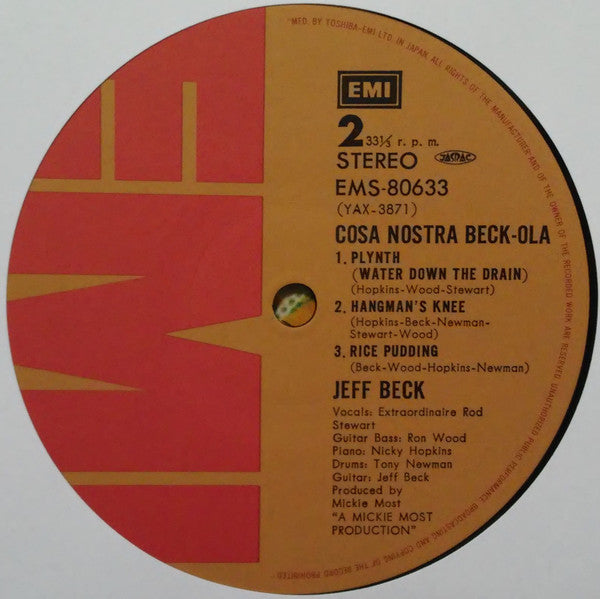 Jeff Beck Group - Beck-Ola (Vinyl, LP, Album, Reissue) Very Good Plus (VG+) / Very Good Plus (VG+)