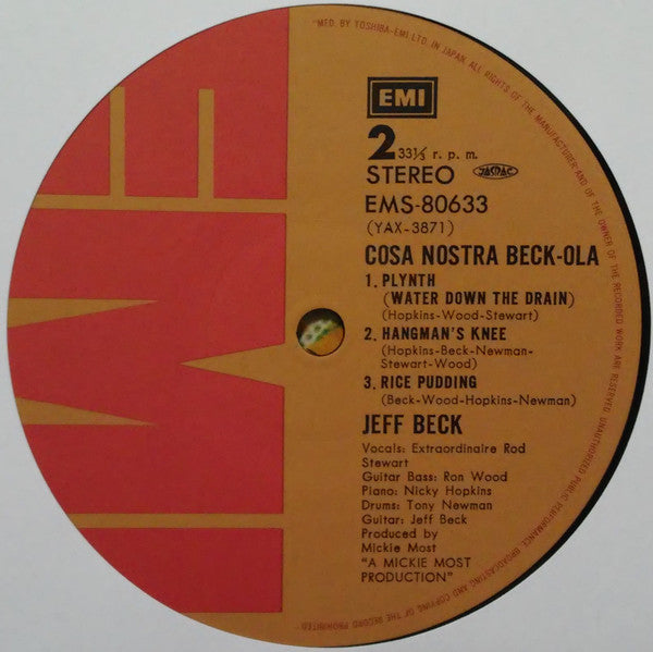 Jeff Beck Group - Beck-Ola (Vinyl, LP, Album, Reissue) Very Good Plus (VG+) / Very Good Plus (VG+)
