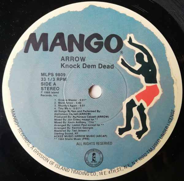Arrow (2) - Knock Dem Dead (Vinyl, LP, Album) Very Good (VG) / Very Good (VG)