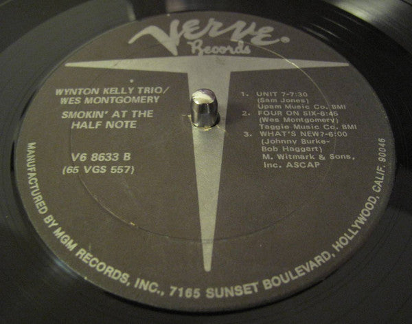 Wynton Kelly Trio - Smokin' At The Half Note (Vinyl, LP, Album, Rei...