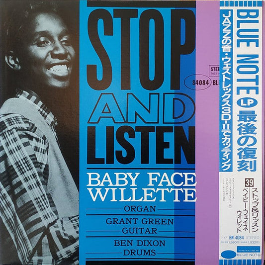 'Baby Face' Willette - Stop And Listen (Vinyl, LP, Album, Limited Edition, Reissue, Stereo) Near Mint (NM or M-) / Near Mint (NM or M-)