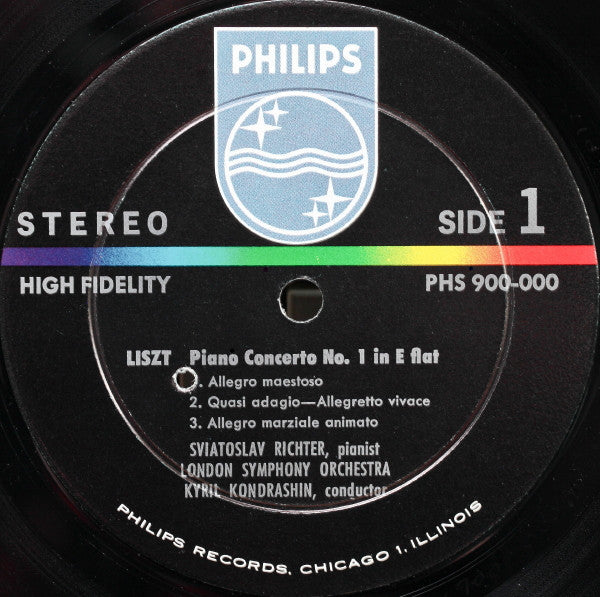 Sviatoslav Richter - Concerto No.1 / Concerto No.2 (Vinyl, LP, Stereo) Very Good (VG) / Very Good Plus (VG+)