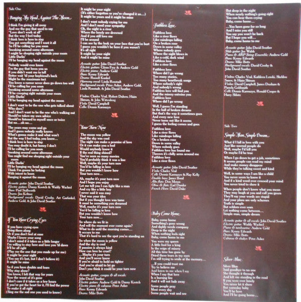John David Souther - Black Rose (Vinyl, LP, Album, Reissue)
