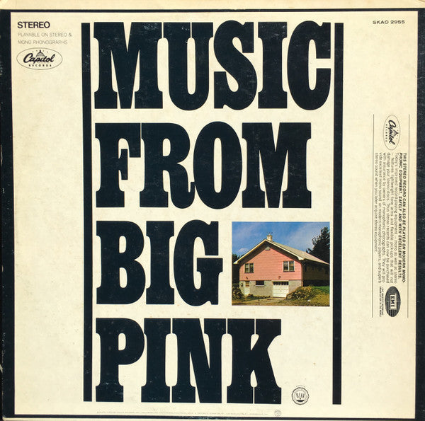 The Band - Music From Big Pink (Vinyl, LP, Album, Stereo) Good Plus (G+) / Good Plus (G+)