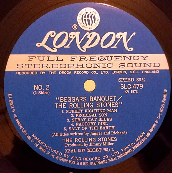 The Rolling Stones - Beggars Banquet (Vinyl, LP, Album, Reissue, Stereo) Very Good Plus (VG+) / Good Plus (G+)