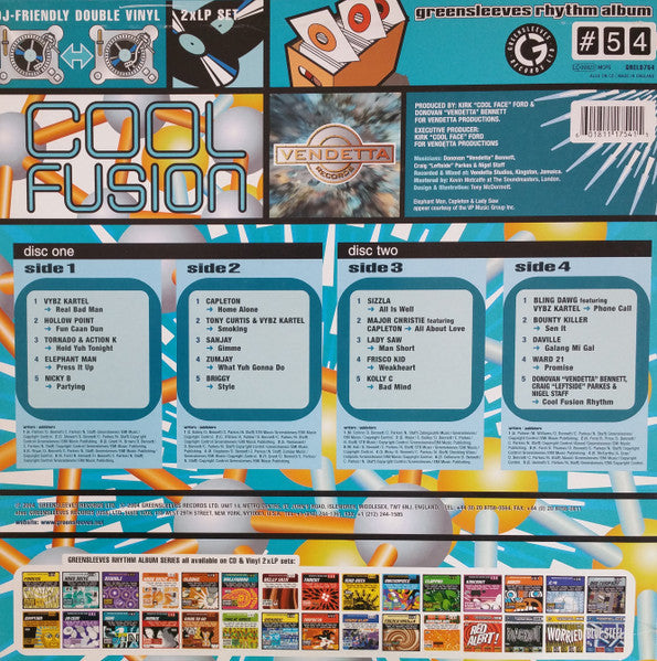 Various - Cool Fusion (2xVinyl, LP, Compilation) Very Good Plus (VG+) / Good Plus (G+)