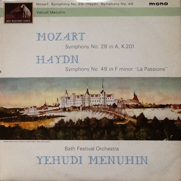 Wolfgang Amadeus Mozart - Symphony No 29 / Symphony No 49 (Vinyl, LP, Mono) Very Good Plus (VG+) / Very Good Plus (VG+)