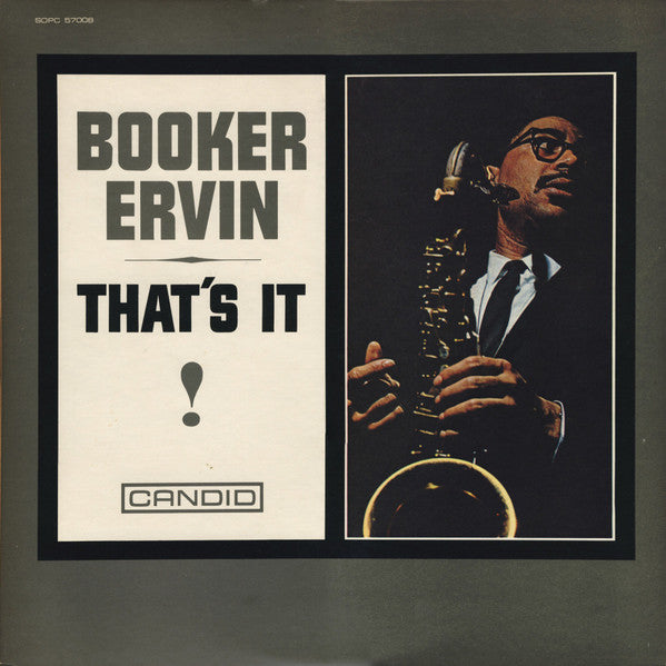 Booker Ervin - That's It! (Vinyl, LP, Album, Mono) Very Good Plus (VG+) / Very Good (VG)