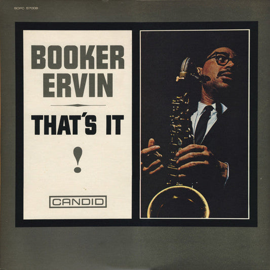 Booker Ervin - That's It! (Vinyl, LP, Album, Mono) Very Good Plus (VG+) / Very Good (VG)