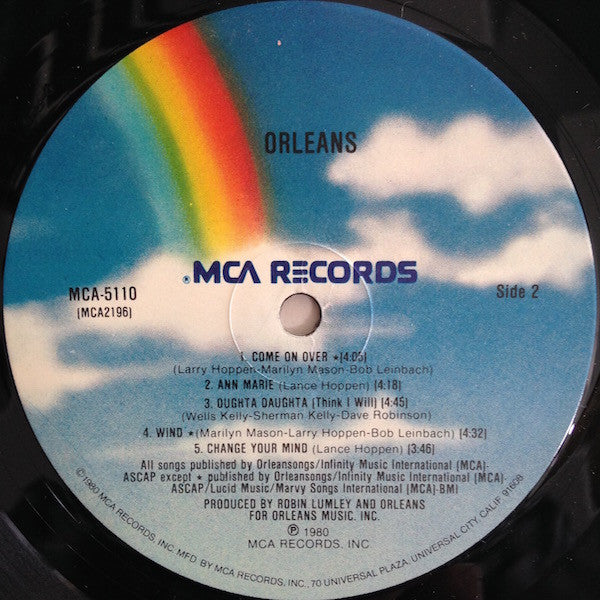 Orleans - Orleans (Vinyl, LP, Album) Very Good Plus (VG+) / Very Good Plus (VG+)
