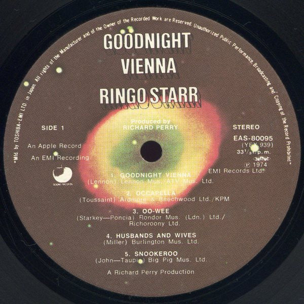 Ringo Starr - Goodnight Vienna (Vinyl, LP, Album)