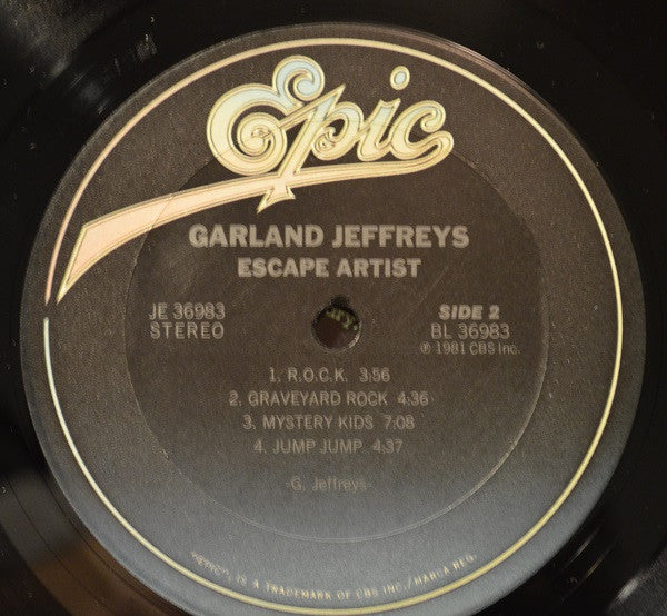 Garland Jeffreys - Escape Artist (Vinyl, Vinyl, LP, Album, 7", EP, 33 ⅓ RPM, Promo) Good Plus (G+) / Very Good (VG)