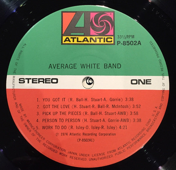Average White Band - AWB (Vinyl, LP, Album)