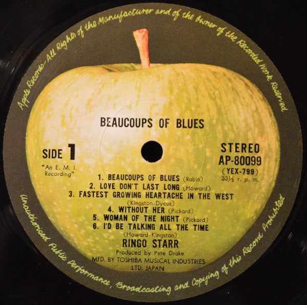 Ringo Starr - Beaucoups Of Blues (Vinyl, LP, Album)