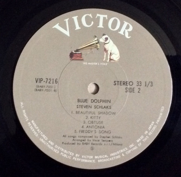 Stephen Schlaks - Blue Dolphin (Vinyl, LP, Album) Very Good Plus (VG+) / Very Good (VG)