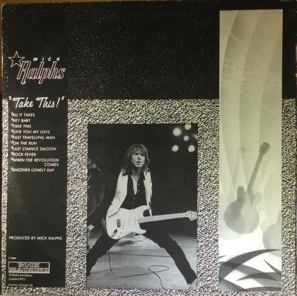 Mick Ralphs - Take This! (Vinyl, LP, Album) Very Good Plus (VG+) / Good Plus (G+)