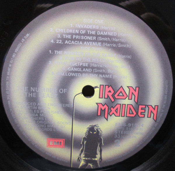 Iron Maiden - The Number Of The Beast (Vinyl, LP, Album, Limited Ed...