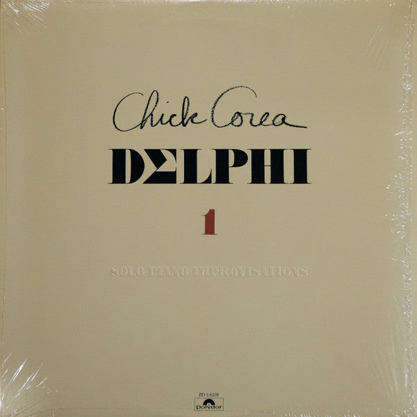 Chick Corea - Delphi 1 Solo Piano Improvisations (Vinyl, LP, Album) Very Good (VG) / Good Plus (G+)