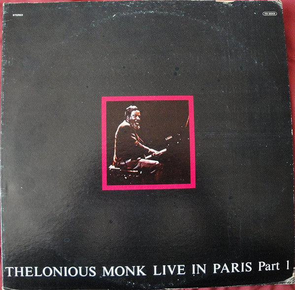 Thelonious Monk - Live In Paris Part 1 (Vinyl, LP, Album) Very Good (VG) / Very Good (VG)