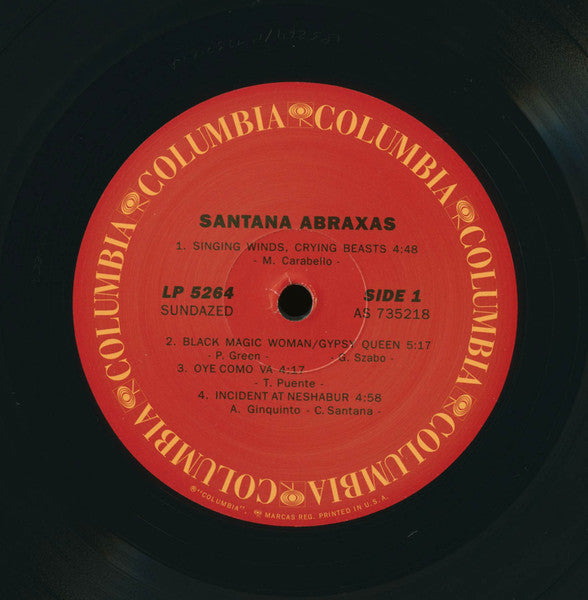 Santana - Abraxas (Vinyl, LP, Album, Reissue, Stereo) Near Mint (NM or M-) / Very Good Plus (VG+)