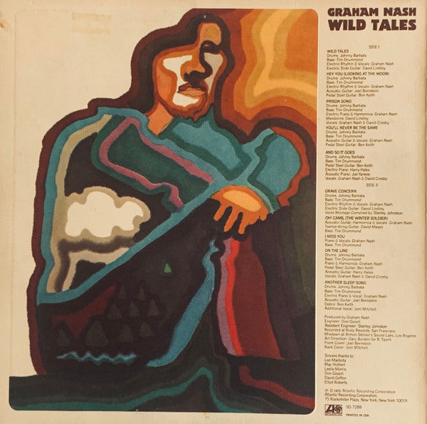 Graham Nash - Wild Tales (Vinyl, LP, Album, Stereo) Very Good (VG) / Very Good (VG)