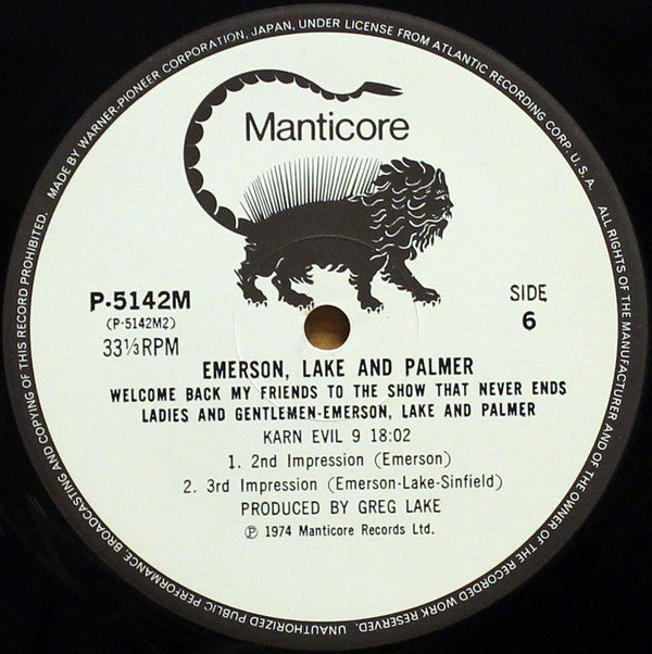 Emerson, Lake & Palmer - Welcome Back My Friends To The Show That N...