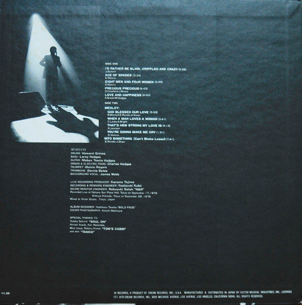 O.V. Wright - Live (Vinyl, LP, Album)