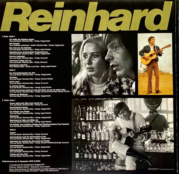 Reinhard Mey - Live (2xVinyl, LP, Album) Very Good Plus (VG+) / Very Good (VG)