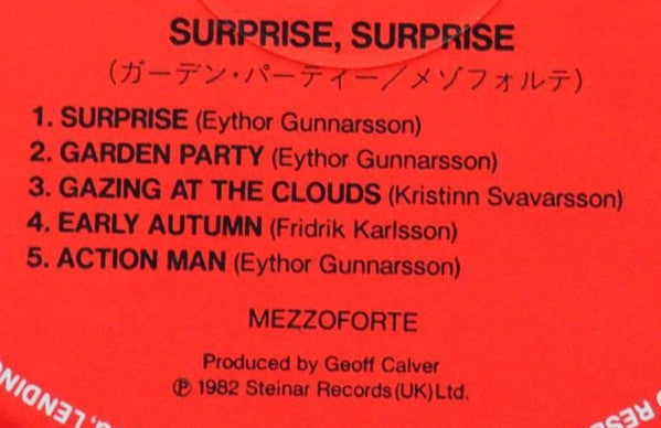 Mezzoforte - Surprise Surprise (Vinyl, LP, Album)